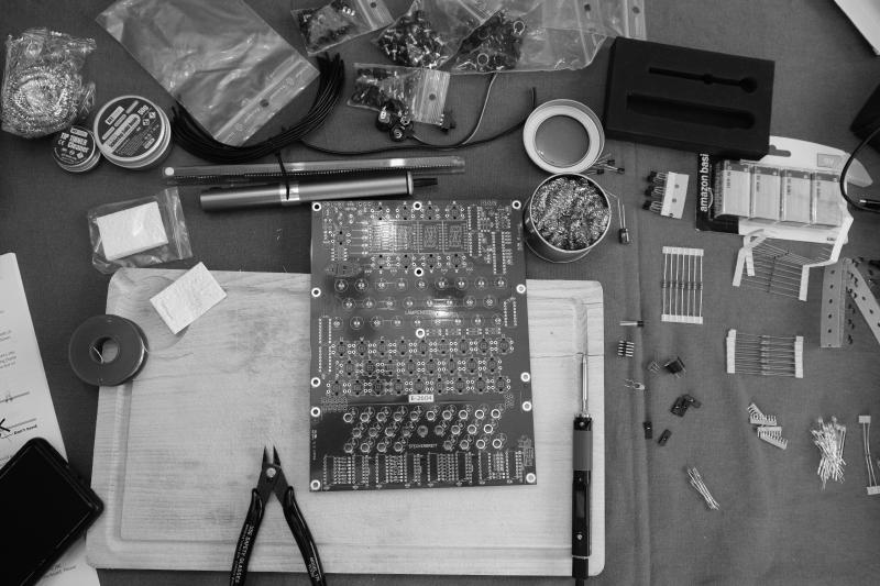 Tools and kit opened