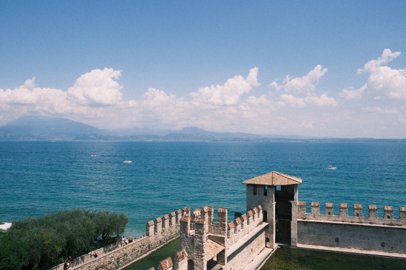 View from the keep of the Castello Scaligero