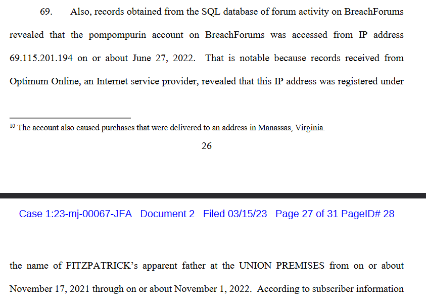 breached on residential ip