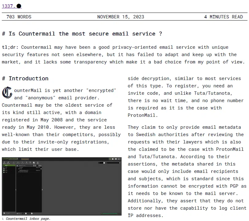 Blog articles can now be printed !
